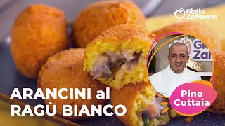 ARANCINI al RAGÙ BIANCO la RICETTA dello CHEF STELLATO PINO CUTTAIA😍✨ [upl. by Cirre]