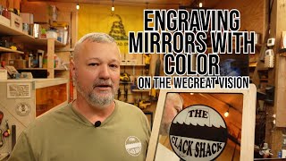 Engraving mirrors with color on the WeCreat Vision [upl. by Mathews356]