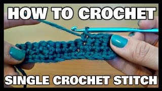 How to Crochet For Beginners  Single Crochet Stitch  Kristins Crochet Tutorials [upl. by Doowron495]