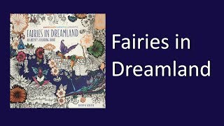 Coloring Book Flip Through Fairies in Dreamland by Denyse Klette [upl. by Ycaj]