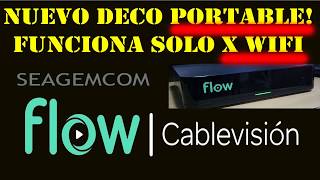 Cablevisión Flow Nuevo Receptor Utiliza WIFI  Es PORTABLE [upl. by Sitruk521]