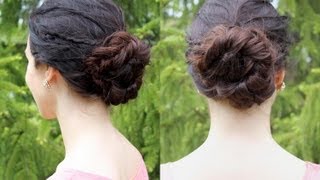 Tutoriel coiffure  chignon tressé pour lété [upl. by Zink]