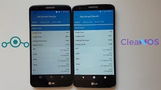 CleanROM VS Lineage OS  Speed Test With Geekbench [upl. by Maxantia]