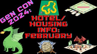 GenCon 2024 HousingHotel Options [upl. by Mittel]