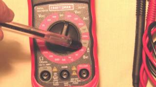 How to use a Multimeter for beginners  KK4WW [upl. by Idelle532]