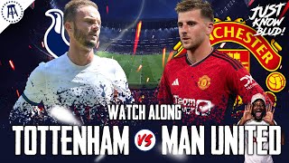 Tottenham 20 Man United  LIVE WATCHALONG HIGHLIGHTS with EXPRESSIONS [upl. by Neyrb]