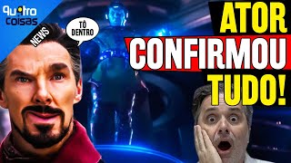 ATOR CONFIRMA DOUTOR ESTRANHO EM VINGADORES 5 E DEADPOOL E WOLVERINE [upl. by Adierf864]