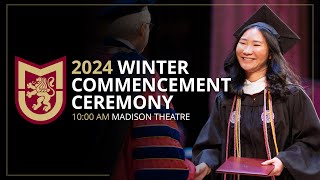 Molloy University  2024 Winter Commencement Ceremony  1000am [upl. by Anuat]