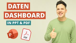 Daten Dashboards IN SEKUNDEN erstellen  PowerPoint Zoom und PDF [upl. by Grant]