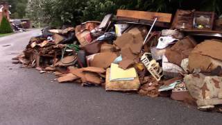 2016 Flood Aftermath in Rainelle WV [upl. by Ahsilyt472]