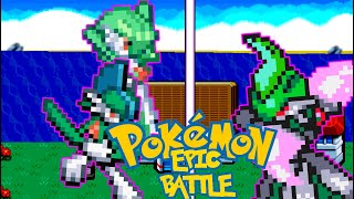 Pokemon Sprite Battle Gardevoir and Gallade VS Iron Valiant [upl. by Minsat511]