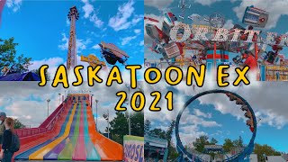 Saskatoon Exhibition 2021  The Rides Foods Attractions and Shows [upl. by Ariay318]