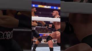 wwe2k24 Goldberg vs Bron Breakker [upl. by Arria]