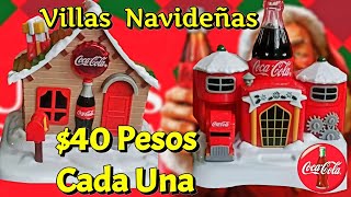 VILLAS NAVIDEÑAS COCA COLA 2023 CON LUCES Y SONIDO Costarán 40 Pesos ¿Donde y Cuando Salen [upl. by Hsinam350]