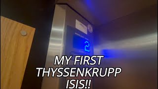 Thyssenkrupp Isis elevator  Best western edmundston NB CA [upl. by Hibbs]