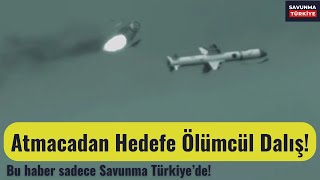 Atmaca Füzesinin Hedefe Vuruş Manevrası KTJ3200 Motoru MİDLAS HisarD TF6000 haber savunmasanayi [upl. by Ayanej599]