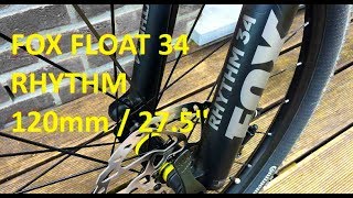 Fox Float 34 Rhythm fork onboard [upl. by Carmelita]