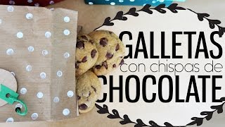 Galletas con chispas de chocolate para regalar  Mariana Clavel [upl. by Animrac]