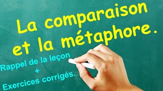 Comparaison et métaphorerappel de leçonexercices corrigés [upl. by Towney]