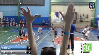 Final voleibol femenino infantil  ASOVOGRE GRECIA vs San Jose [upl. by Etteiram193]