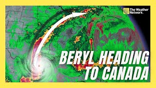 Remnants of Beryl May Impact Canada in This Region [upl. by Enuj]