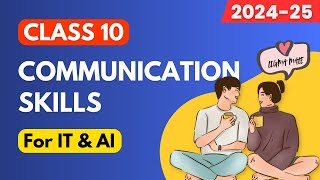 Communication Skills Class 10 ITAI 202425 Animated OneShot [upl. by Gomar]