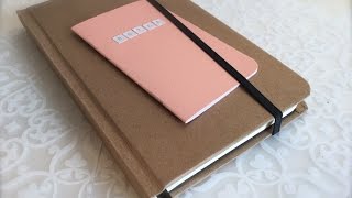 DIY Moleskine JournalSketchbook Part 2 [upl. by Ledeen589]