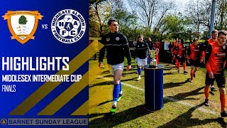 MIDDLESEX INTERMEDIATE CUP  FINAL  ASHFORD TOWN VS HIGHGATE ALBION RESERVES [upl. by Adnarahs320]