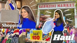 Sarojini Nagar Market Winter Collection MustHaves  Hidden Gems Haul  SALE [upl. by Jez969]