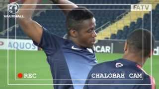 CHALOBAH CAM Nat Chalobah turns camerman for England U21s  Caulker Zaha Rose amp the team [upl. by Naek]