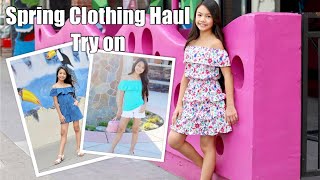 SPRING CLOTHES HAUL  TRY ON [upl. by Biondo]