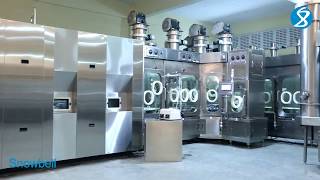 Snowbell  Vial Liquid Filling Line in Isolator for Oncology Products [upl. by Dloraj]