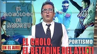 En el aire  Buenafuente quotSi al Atlético le llamaban el pupas Cholo debe ser el Betadinequot [upl. by Arianne988]