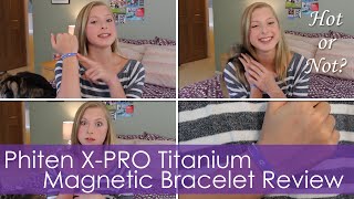 Phiten XPRO Titanium Magnetic Bracelet Review  Hot or Not [upl. by Eleinad]