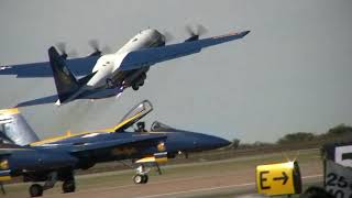 The Blue Angels Jet Assisted Fat Albert C130 [upl. by Nauaj]