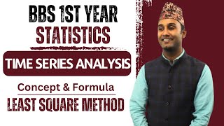 Least Square Method in Nepali  Time Series Analysis  BBS 1st Year Business Statistics  Gurubaa [upl. by Assili]