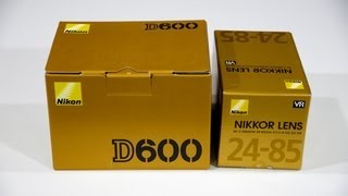 Nikon D600 and Nikkor 2485mm VR Lens Unboxing [upl. by Obadias815]