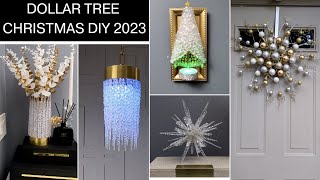 DOLLAR TREE CHRISTMAS DIY 2023 [upl. by Anaugahs]