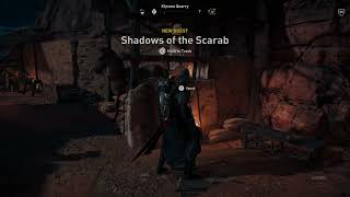 Assassins Creed Origins Klysma Nome Side Quest Shadows of the Scarab Part 1 [upl. by Eichman577]