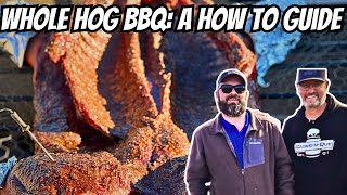 Whole Hog BBQ in a Cinder Block Pit Smoky Perfection [upl. by Alliber]