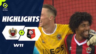 OGC NICE  STADE RENNAIS FC 2  0  Highlights  OGCN  SRFC  20232024 [upl. by Burdelle]