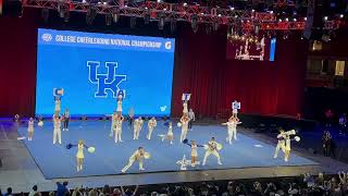 University of Kentucky  Cheerleading 2024 [upl. by Ymmor]