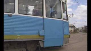 TRAMS TROLLEYBUSES IN ASTRAKHAN RUSSIA 1997 [upl. by Eitsim610]