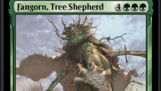 MTG Mono Green Treefolk Commander Rough Decklist [upl. by Juana989]