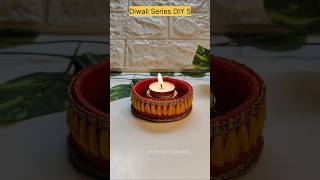 Make Your Own Unique Diya Holder for the Festive Season😍😍diwaliseries diydiwali diwali2024 diya [upl. by Millur]