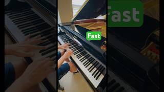 Practicing 3 vs 4 rhythm Chopin “FantasieImpromptu” Slow Medium amp Fast Tempo piano chopin [upl. by Atima]