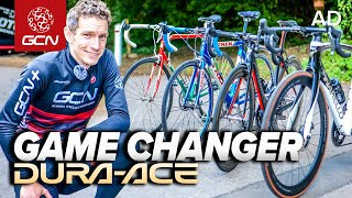 50 Years Of DuraAce From Outsider To Cycling Domination [upl. by Anuaek618]