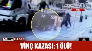 Vinç kazası 1 ölü [upl. by Corney]