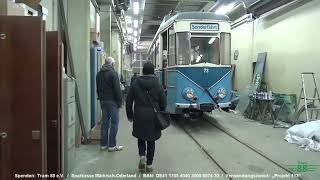 Restaurierung Beiwagen 113  Teil 3  Straßenbahn Schöneiche [upl. by Ninetta742]