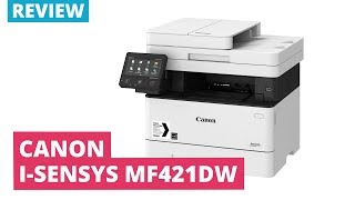 Printerland Review Canon iSENSYS MF421dw A4 Mono Multifunction Laser Printer [upl. by Hewet]